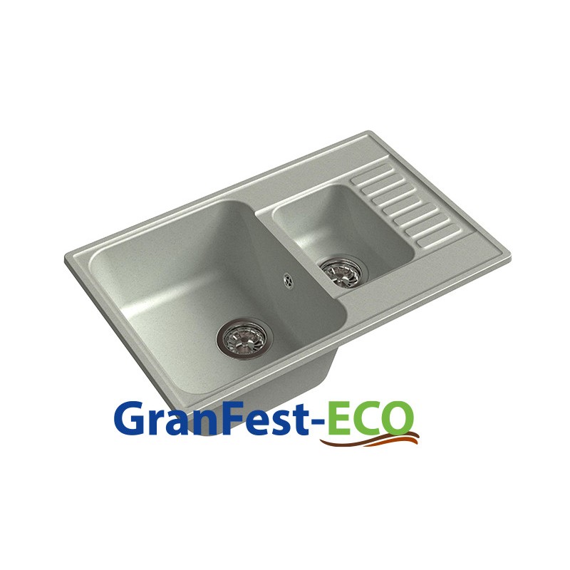 Фото Мойка Granfest eco-21К (ГР 740х480хh200) (шир.ящ.min 720) без сифона от производителя Granfest в Мелитополе по цене 4 100 ₽