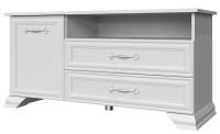 Тумба для ТВ Грация 1300 (2 ящ + 1 дв) (белый, белый (Браво-мебель) ) в Мелитополе от производителя 