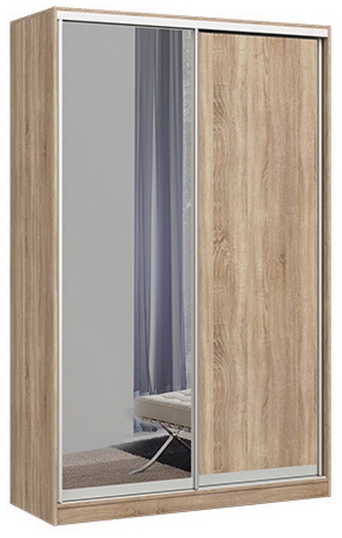 Фото Шкаф-купе Оскар 2.5 (1,5х0,6х2,2 - 2 двери) от производителя Мебель Маркет в Мелитополе по цене 42 160 ₽