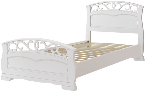 Фото Кровать односпальная Грация-1 (СМ 90х200) без основания с универсальными царгами от производителя Браво-мебель в Мелитополе по цене 18&nbsp;520 ₽