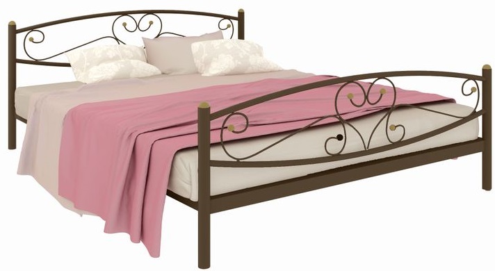 Фото Кровать односпальная Каролина Plus (СМ 120х190) трубка металл от производителя Милсон в Мелитополе по цене 13&nbsp;170 ₽