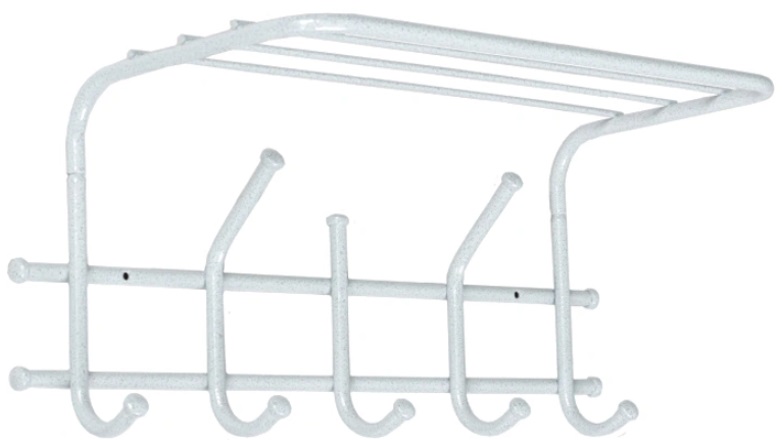 Фото Вешалка с полкой Эра 5 от производителя Завод металлических изделий в Мелитополе по цене 570 ₽