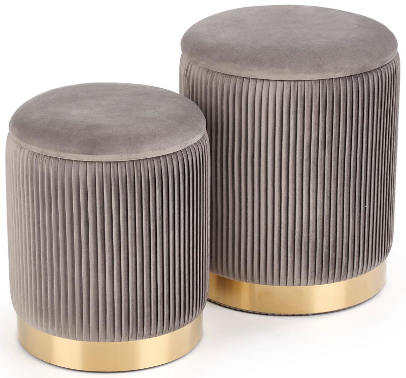 Фото Комплект Halmar Monty (2 пуфа) от производителя Halmar  в Мелитополе по цене 11&nbsp;440 ₽