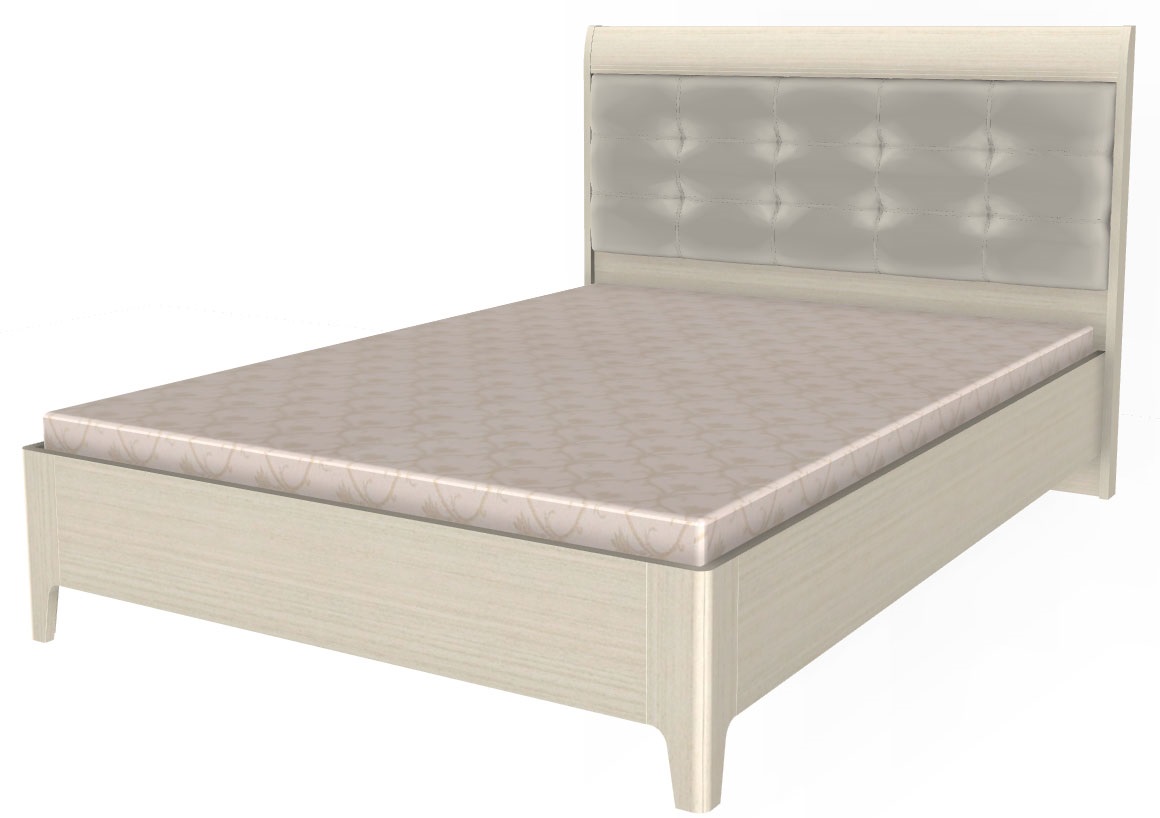 Фото Кровать двуспальная Камелия КР-2072 (СМ 140х200) с ламельным основанием от производителя Лером в Мелитополе по цене 33&nbsp;770 ₽