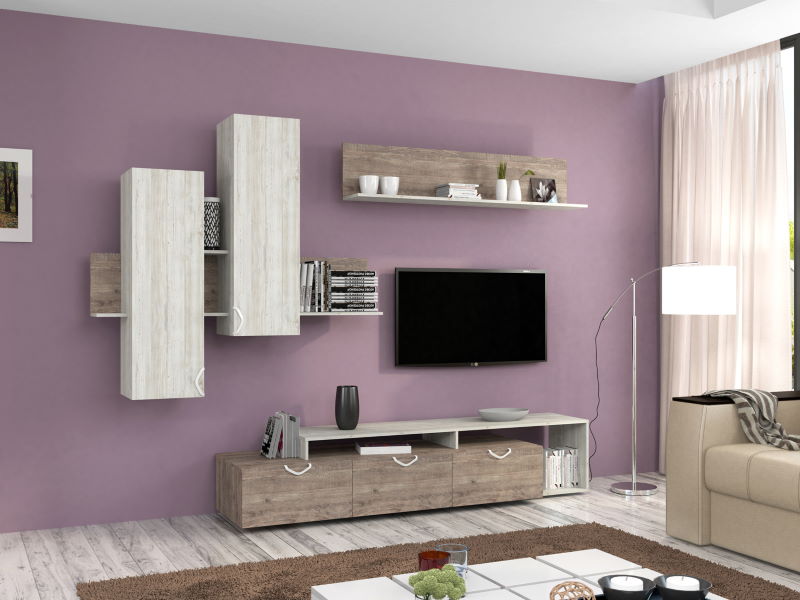 Фото Шкаф навесной Сиэтл 2х секционный от производителя Регина в Мелитополе по цене 7 570 ₽