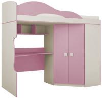 Фото detskaya-modulnaya-raduga кровать 2-этаж+шкаф радуга (см 80х200) производитель Горизонт