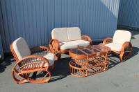 Комплект для отдыха Варшава (1 диван+2 кресла+1 стол) в интернет магазине Планета Комфорта Фото mebel-iz-rotanga комплект для отдыха варшава (1 диван+2 кресла+1 стол) производитель ТМК