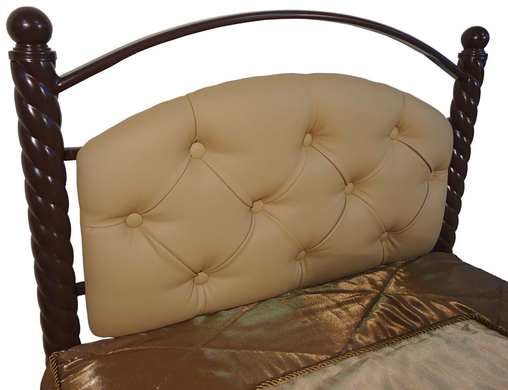 Фото Кровать односпальная Стефани-900 (СМ 90х200) основание металл трубка  от производителя Металл-Конструкция в Мелитополе по цене 13 800 ₽