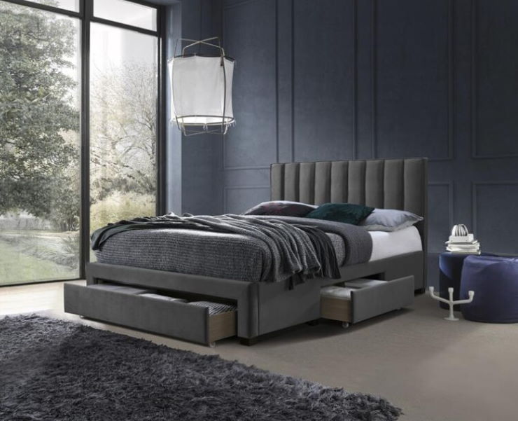 Фото Кровать двуспальная Halmar Grace (СМ 160х200) c ортопедическим основанием от производителя Halmar  в Мелитополе по цене 62&nbsp;380 ₽