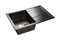 Мойка Granfest GF-Q780L (ГР 780х500хh205) (шир.ящ.min 600) (Цвет мойки черный) в Мелитополе от производителя в интернет магазине Планета Комфорта Мойка Granfest GF-Q780L (ГР 780х500хh205) (шир.ящ.min 600) (Цвет мойки черный) в Мелитополе от производителя