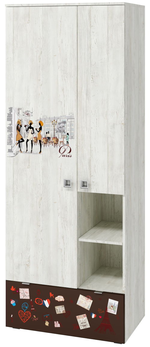 Фото Шкаф Поло (80) двухдверный от производителя Регина в Мелитополе по цене 12&nbsp;960 ₽