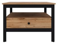 Стол журнальный Loft LAW (мдф, лдсп-дуб вотан,  черный (Black Red White (БРВ)) ) в Мелитополе от производителя 