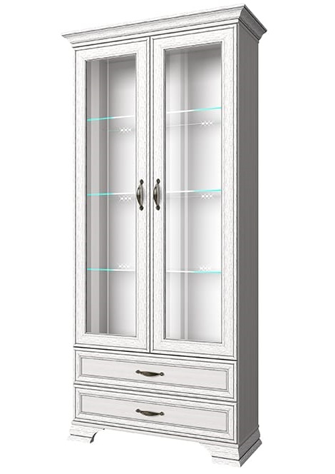 Фото Шкаф с витриной 2V2S Тиффани (Tiffany) от производителя Анрэкс в Мелитополе по цене 34 770 ₽