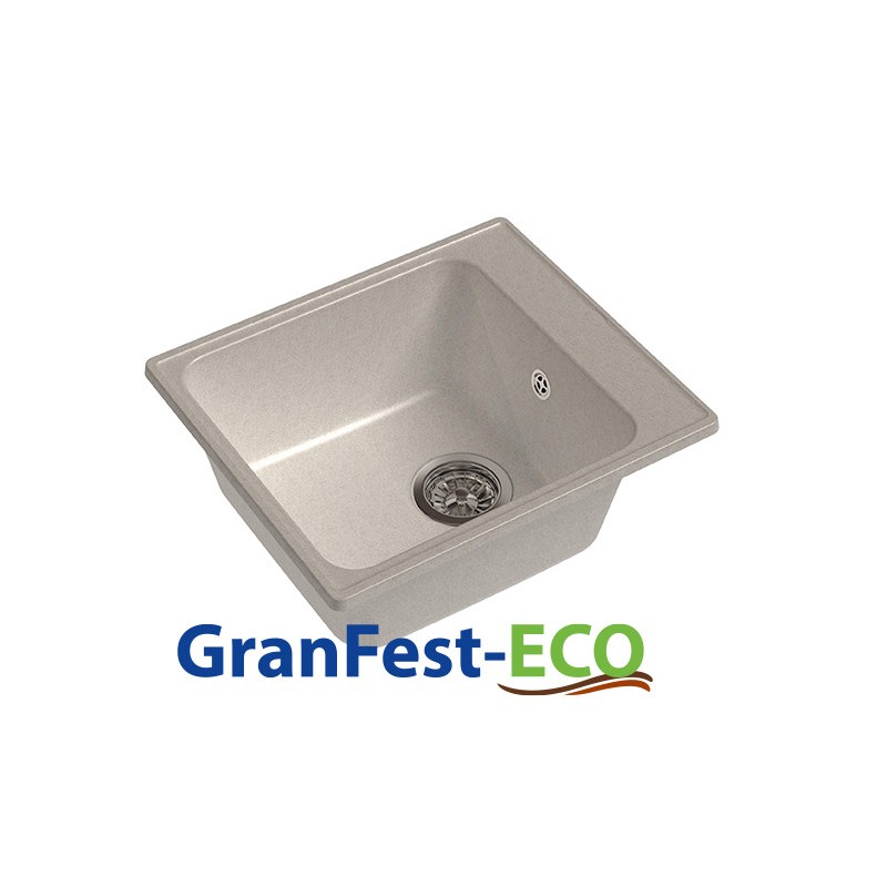 Фото Мойка Granfest eco-17 (ГР 420х480хh200) (шир.ящ.min 400) без сифона от производителя Granfest в Мелитополе по цене 2 640 ₽