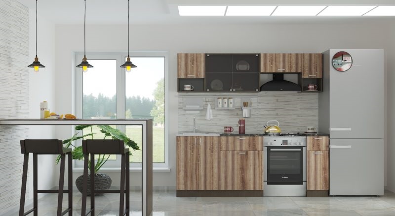 Фото Кухня Зара (2,1) от производителя Интерьер-центр в Мелитополе по цене 12&nbsp;600 ₽