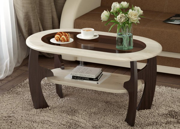Фото Стол журнальный Маджеста-2 от производителя Олмеко в Мелитополе по цене 6&nbsp;650 ₽