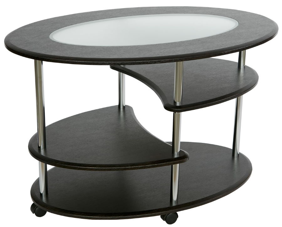 Фото Стол журнальный Эллипс (стекло) от производителя Калифорния в Мелитополе по цене 9&nbsp;060 ₽
