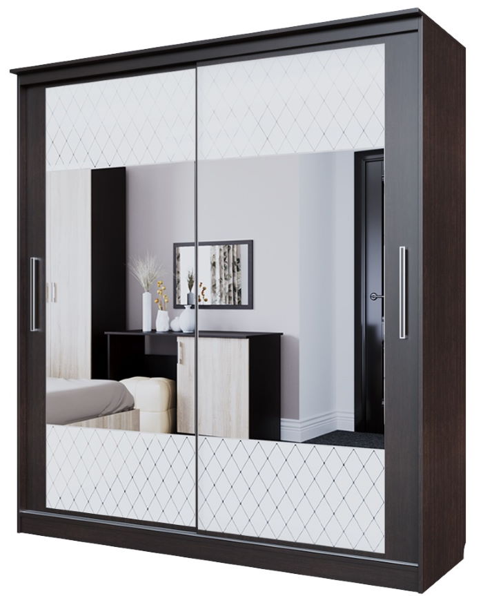 Фото Шкаф-купе №19 Классик белый (2,0 - 2 двери) от производителя SV-мебель в Мелитополе по цене 46 560 ₽