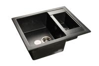 Мойка Granfest GF-Q610К (ГР 610х500хh200) (шир.ящ.min 600) (Цвет мойки черный) в Мелитополе от производителя в интернет магазине Планета Комфорта Мойка Granfest GF-Q610К (ГР 610х500хh200) (шир.ящ.min 600) (Цвет мойки черный) в Мелитополе от производителя