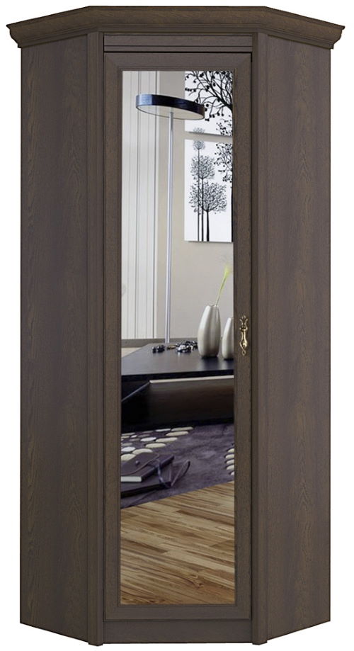 Фото Шкаф Флоренция 641 (87) угловой (с зеркалом) от производителя Яна в Мелитополе по цене 38&nbsp;220 ₽