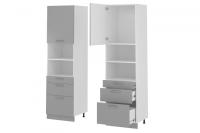 Кухня Бронкс пенал П-63 (белый, бетон,(Леко)) в Мелитополе от производителя 