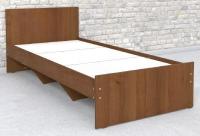 Кровать односпальная К-10 (СМ 80х200) комплектуется настилом ( 80х200 , ЛДСП , венге , без подъемного мех. , без ящиков , без матраса (Ромис) ) в Мелитополе от производителя 