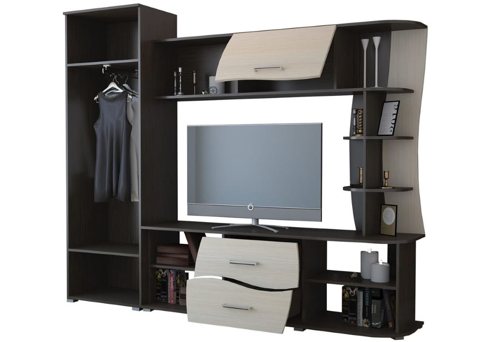 Фото Стенка Капри  в Мелитополе по цене 18 590 ₽ от производителя Горизонт, код товара 2000001530047 шт Фото Стенка Капри  от производителя Горизонт в Мелитополе по цене 18 590 ₽