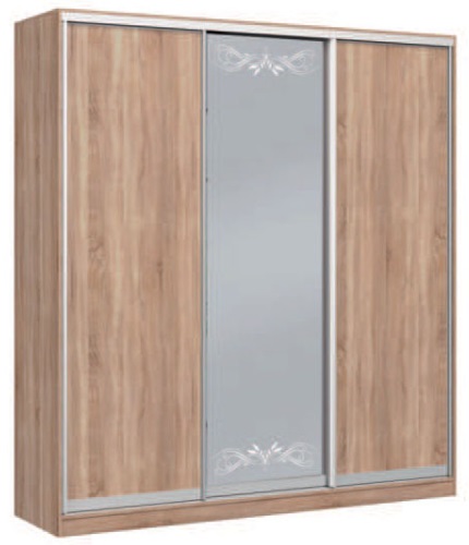 Фото Шкаф-купе Оскар 3.6 (1,77х0,6х2,4 - 3 двери) от производителя Мебель Маркет в Мелитополе по цене 57 400 ₽