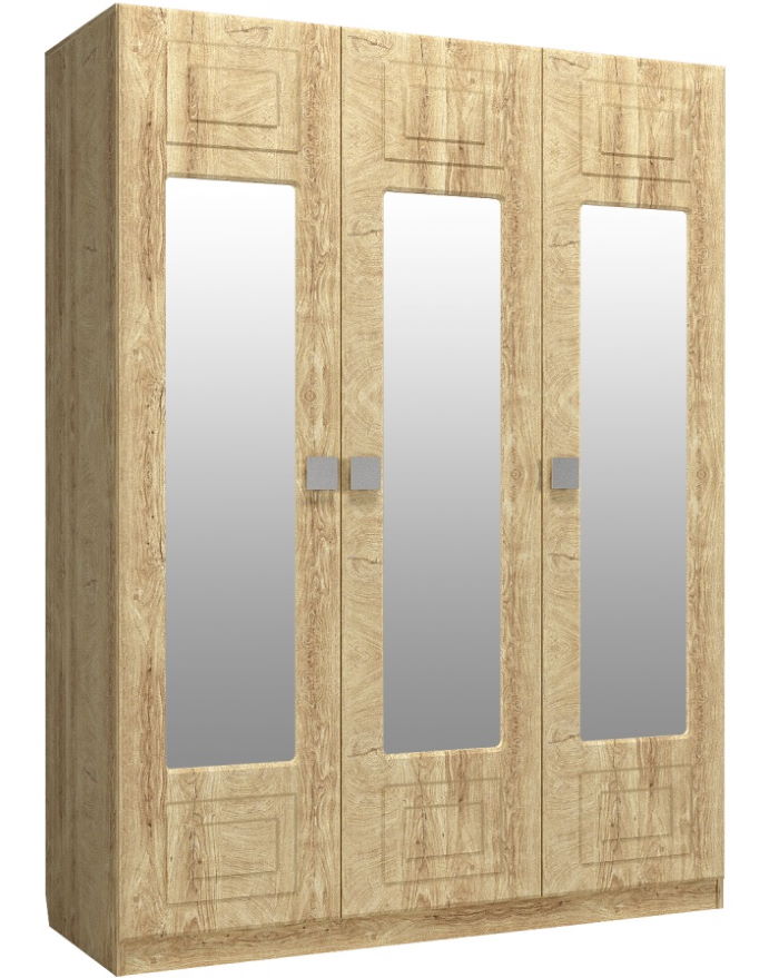 Фото Шкаф трехстворчатый Анастасия АН-3К с зеркалом от производителя Компасс в Мелитополе по цене 47 690 ₽