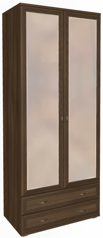 Фото Шкаф Карина ШК-1007 (90) двухдверный от производителя Лером в Мелитополе по цене 36&nbsp;540 ₽