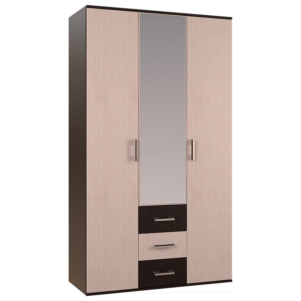 Фото Шкаф Белла (120) трехдверный  от производителя БТС  в Мелитополе по цене 13 310 ₽