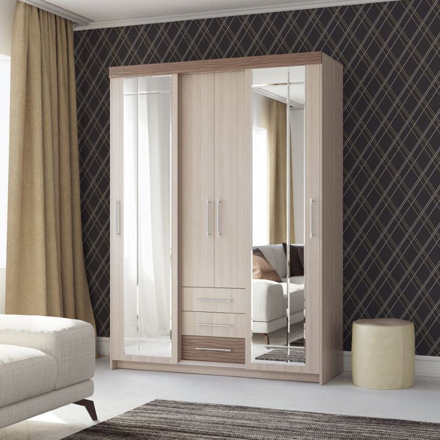 Фото Шкаф-купе с ящиками Олимп (2 двери) в Мелитополе по цене 36 860 ₽ от производителя Гранд Кволити, код товара 2000001667194, 2000001667200 шт Фото Шкаф-купе с ящиками Олимп (2 двери) от производителя Гранд Кволити в Мелитополе по цене 36 860 ₽