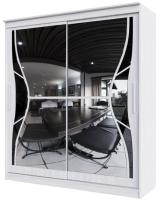 Фото shkaf-kupe-v-spalnyu шкаф-купе №19 симфония (1,5 - 2 двери) производитель SV-мебель