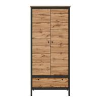 Фото  шкаф loft szf2d1s (62) двухдверный производитель Black Red White (БРВ)