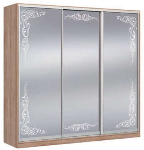 Фото Шкаф-купе Оскар 4.3 (2,22х0,6х2,2 - 3 двери) от производителя Мебель Маркет в Мелитополе по цене 72 870 ₽