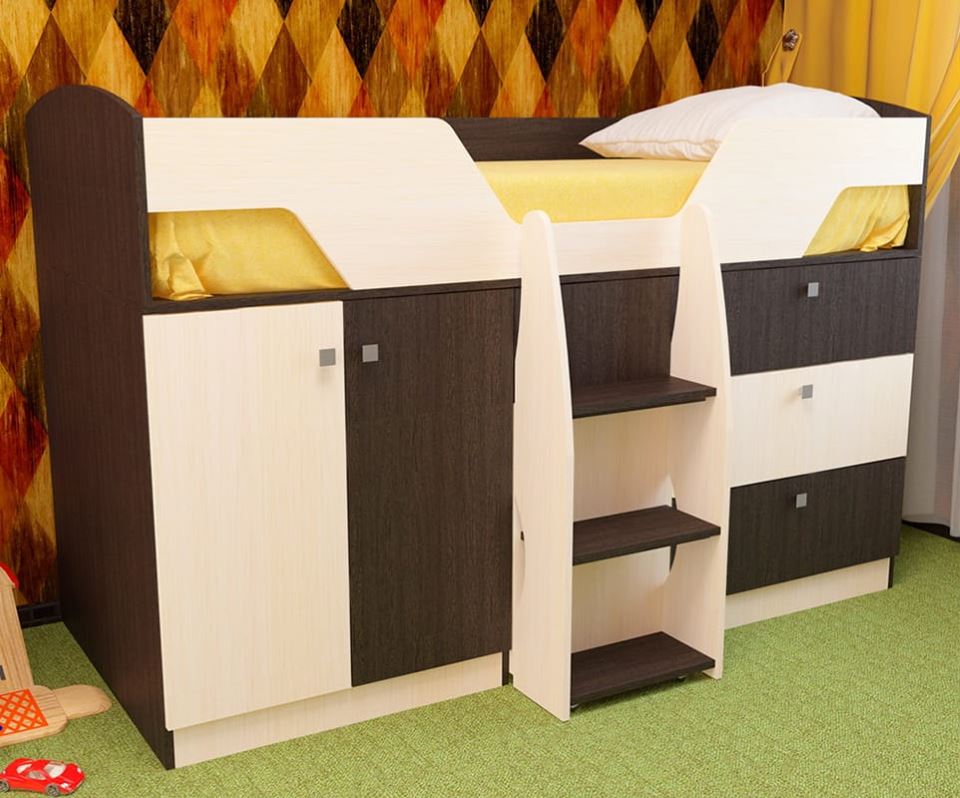 Фото Кровать детская Лимбо (СМ 80х180) от производителя Пирамида в Мелитополе по цене 19&nbsp;480 ₽