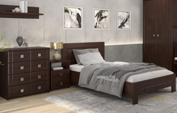 Фото Кровать двуспальная Изабель ИЗ-712К (СМ 160х200) без основания от производителя Компасс в Мелитополе по цене 20&nbsp;320 ₽