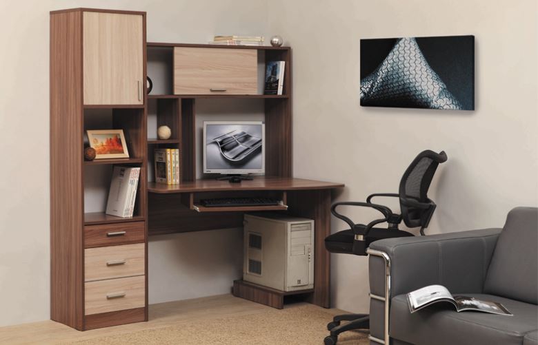 Фото Стол компьютерный ПКС-10 (1,5) от производителя Олмеко в Мелитополе по цене 12 660 ₽