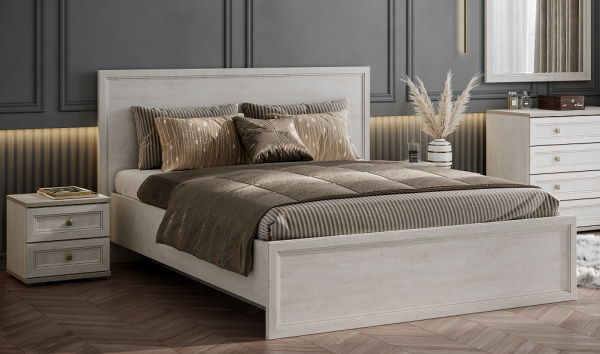 Фото Кровать двуспальная Александрия КР-101 (СМ 180х200) без основания от производителя SV-мебель в Мелитополе по цене 27 440 ₽