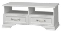 Тумба для ТВ Грация (2 ящ) (белый, белый (Браво-мебель) ) в Мелитополе от производителя 