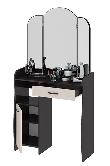 Стол трюмо София Т1  (лдсп, лдсп-венге цаво,  венге цаво, дуб белфорт (ТриЯ) ) Стол трюмо София Т1  (лдсп, лдсп-венге цаво,  венге цаво, дуб белфорт (ТриЯ) )