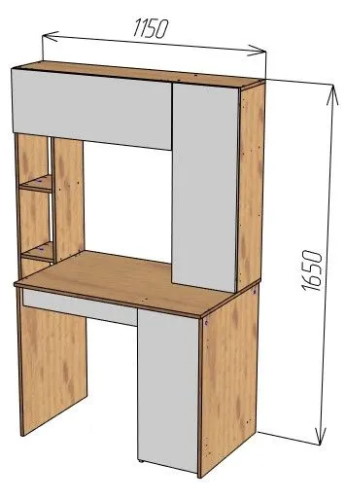 Фото Стол компьютерный СК-64  от производителя Пирамида в Мелитополе по цене 8 860 ₽