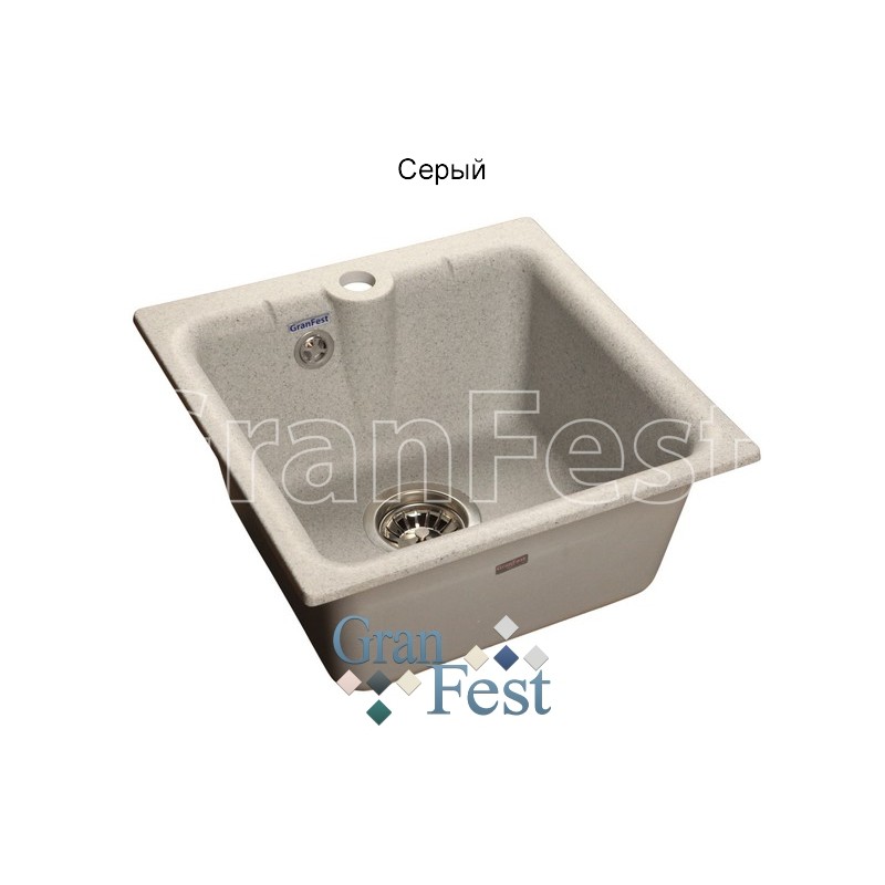 Фото Мойка Granfest GF-P420 (ГР 420х420хh200) (шир.ящ.min 400) от производителя Granfest в Мелитополе по цене 3 680 ₽