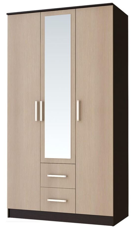 Фото Шкаф Фиеста (120) трехдверный от производителя БТС  в Мелитополе по цене 13&nbsp;360 ₽