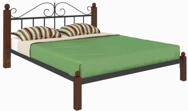 Фото Кровать двуспальная Диана Lux (СМ 180х200) трубка металл от производителя Милсон в Мелитополе по цене 20 620 ₽