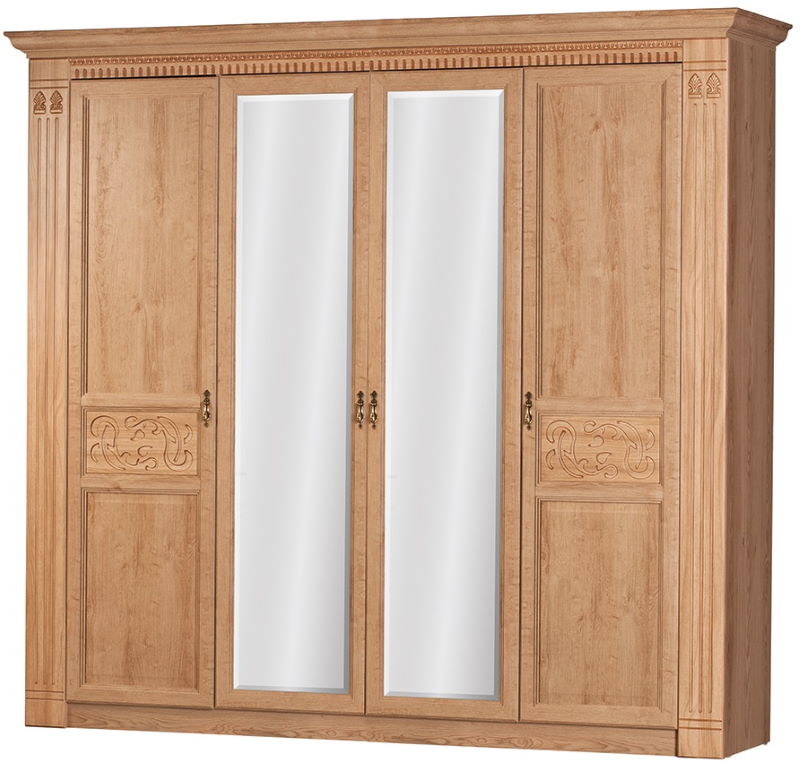 Фото Шкаф Лючия 203 (246) четырехдверный от производителя Яна в Мелитополе по цене 82&nbsp;310 ₽