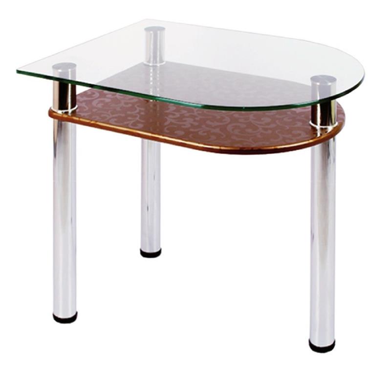 Фото Стол обеденный 4.4 с полкой  от производителя Мебель из стекла в Мелитополе по цене 4 270 ₽