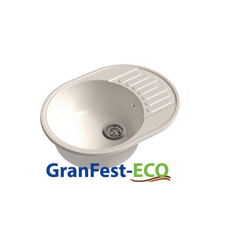 Фото Мойка Granfest eco-58 (ГР 620х480хh200) (шир.ящ.min 600) без сифона от производителя Granfest в Мелитополе по цене 3 020 ₽