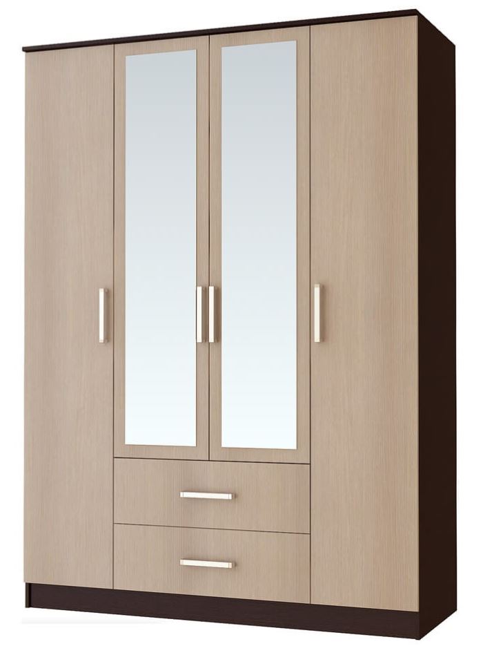 Фото Шкаф Фиеста (160) четырехдверный от производителя БТС  в Мелитополе по цене 15 590 ₽