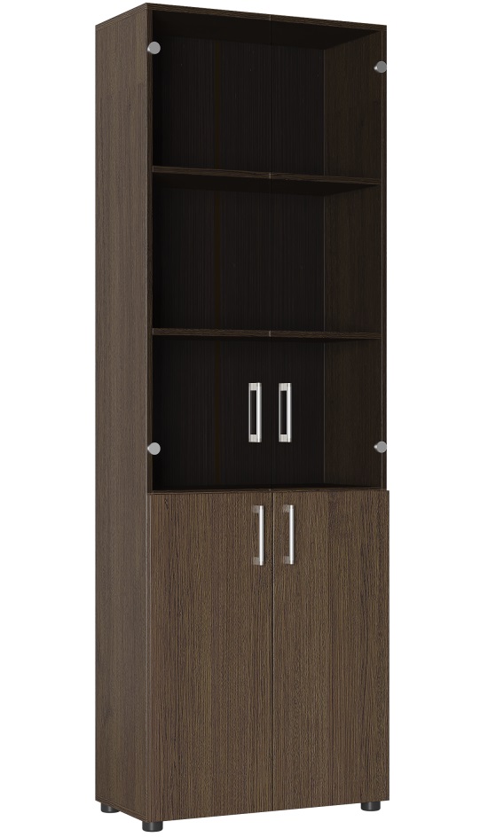 Фото Шкаф со стеклом Офис ОФ-303К от производителя Компасс в Мелитополе по цене 16&nbsp;360 ₽